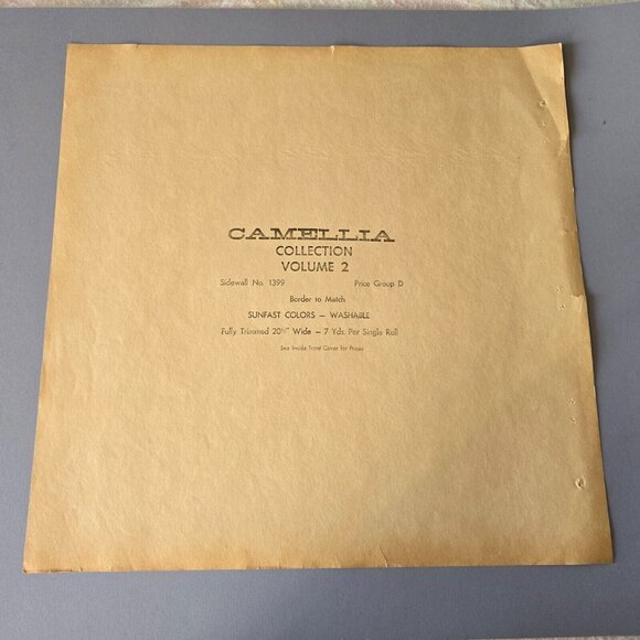 Vintage Wallpaper Sample Sheet 70s Demask Classic Grandmillennial Traditional - Picture 5 of 6